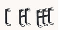 New Look Ideology Wall Brackets