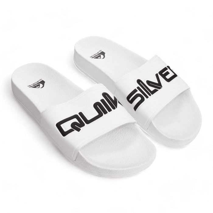 Ojota Quiksilver Session Slide Blanco