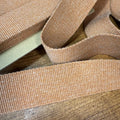 38mm Linen Blend Marble Webbing - Japanese Import - Orange (sold per meter)