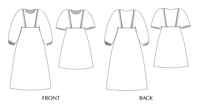 Otus Frock - Paper Sewing Pattern - Sew Different - Simplifi Fabric