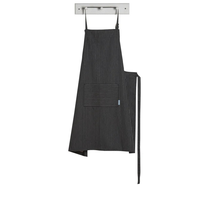 Oversized Pinstripe Apron