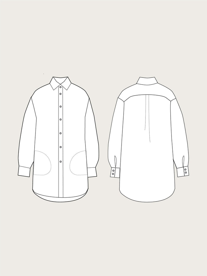 Oversized Shirt Pattern - The Assembly Line - Simplifi Fabric