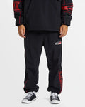 Pantalon Quiksilver Griff Track Crudo Negro Rojo