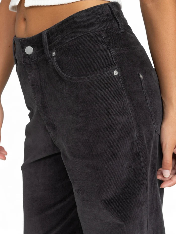 Pantalon Roxy Mujer Surf On Cloud Cord Stretch Negro