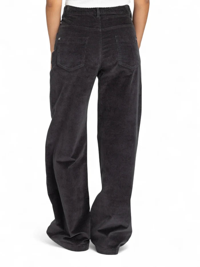Pantalon Roxy Mujer Surf On Cloud Cord Stretch Negro
