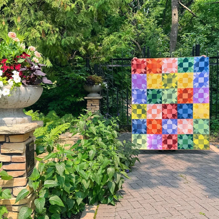 Peace Garden Paper Pattern - The Blanket Statement Quilt Co. - Simplifi Fabric