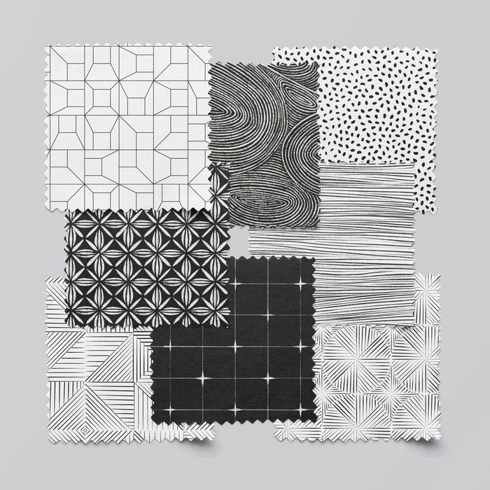 Midnight Marks - Marks Made - Leanne Friedberg - Cloud 9 Fabrics - Poplin - Simplifi Fabric
