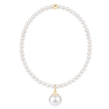 Pearl with Pearl Bead Charm