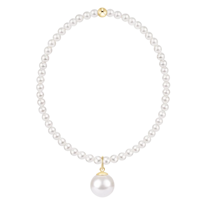 Pearl with Pearl Bead Charm