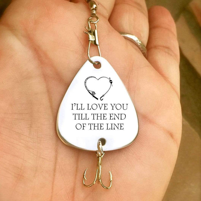Personalized Engraved Fishing Hook - To My Boyfriend - I'll Love You Till The End Of The Line - Gfa12002