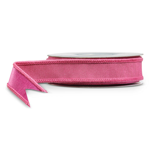 Pink Wired Ribbon, 1" X 10YD