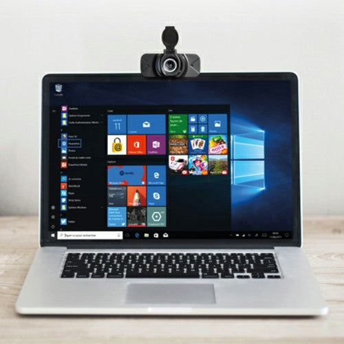 Port Connect Full HD 1080P USB-A & USB-C Webcam - Black | 900078 from Port Connect - DID Electrical