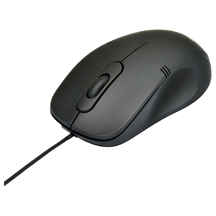 Port Connect Qwerty USB Wired Keyboard & Mouse - Black | 900900-UK from Port Connect - DID Electrical