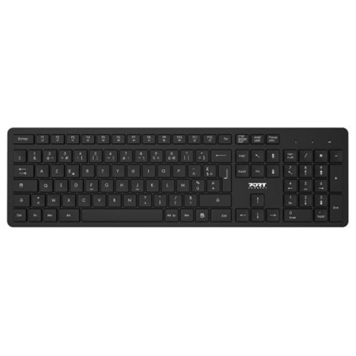Port Designs Azerty Wireless Keyboard & Mouse - Black | 900904-UK from Port Designs - DID Electrical