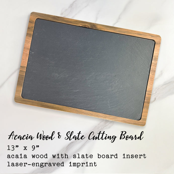 Postmark Stamp - Custom Slate Serving Board