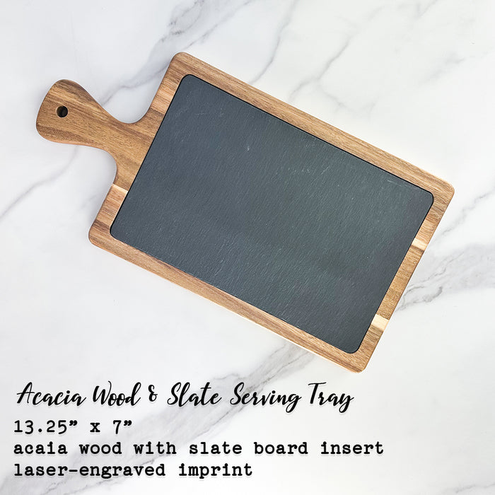 Postmark Stamp - Custom Slate Serving Board
