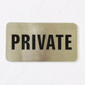 Private Sign
