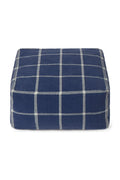 PUFF GEO BLOCK NAVY BLUE - Rugs by Roo