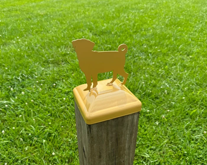 6X6 Pug Post Cap (5.5 x 5.5 Post Size) - Madison Iron and Wood
