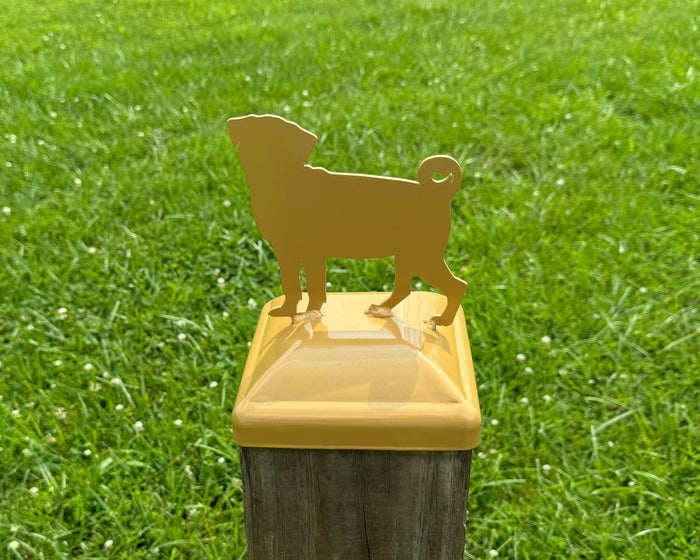 6X6 Pug Post Cap (5.5 x 5.5 Post Size) - Madison Iron and Wood