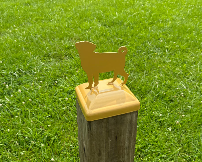 6X6 Pug Post Cap (5.5 x 5.5 Post Size) - Madison Iron and Wood