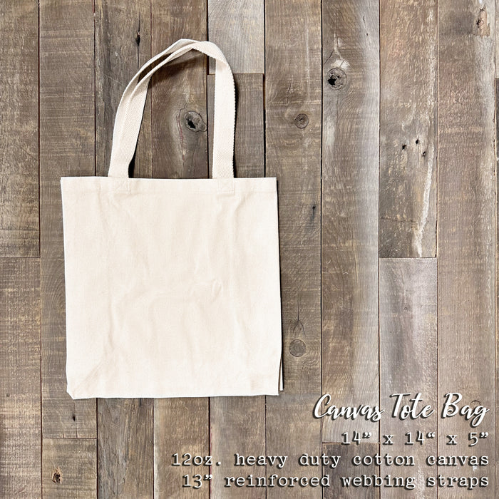Quilted Block - Custom Canvas Tote Bag