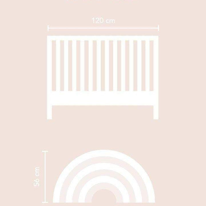 Rugs by Roo | Maison Deux Rainbow Rusty Pink Area Rug-