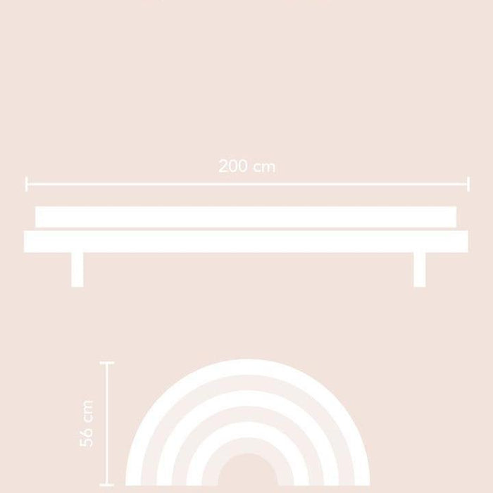 Rugs by Roo | Maison Deux Rainbow Rusty Pink Area Rug-