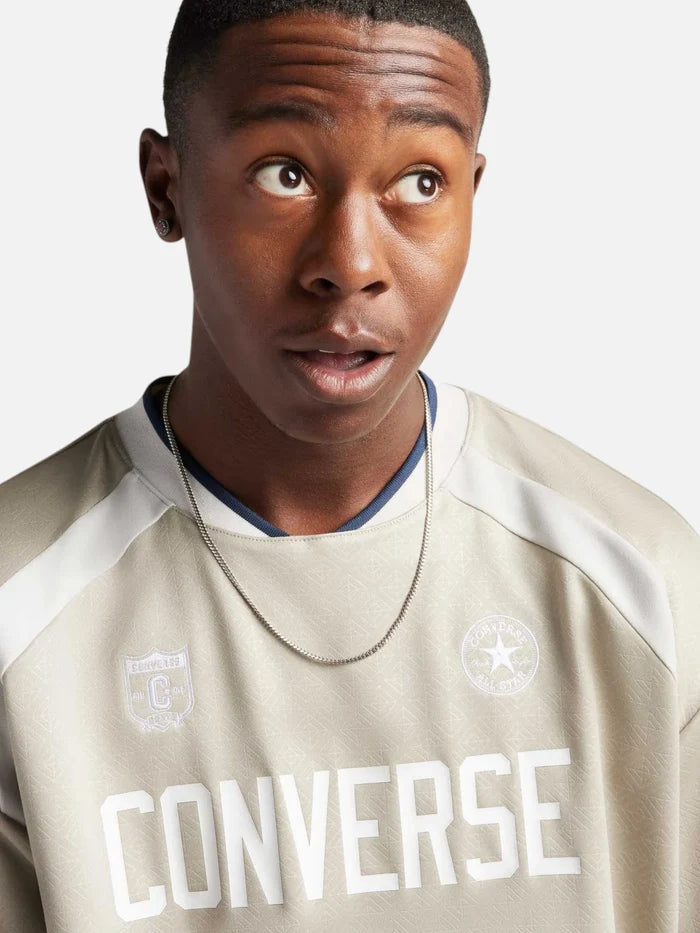 Remera Converse Soccer Jersey Beige