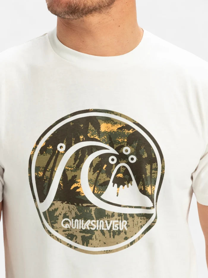 Remera Quiksilver Evo Bubble Wrapped Blanco
