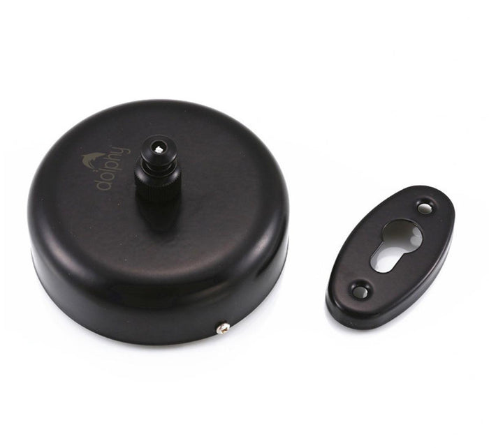 Retractable Single Clothesline - Black