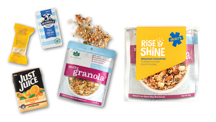 Rise & Shine B'fast Packs - Yoghurt Slice+Juice