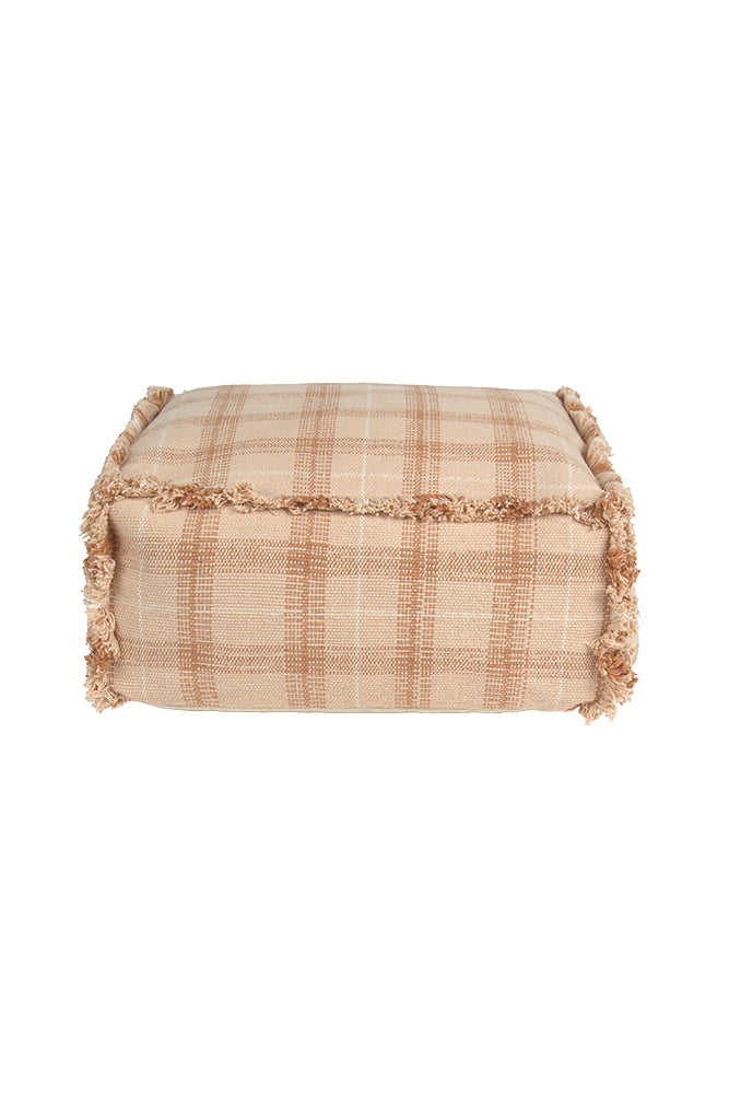 Rose Handloom Pouf - Rugs by Roo