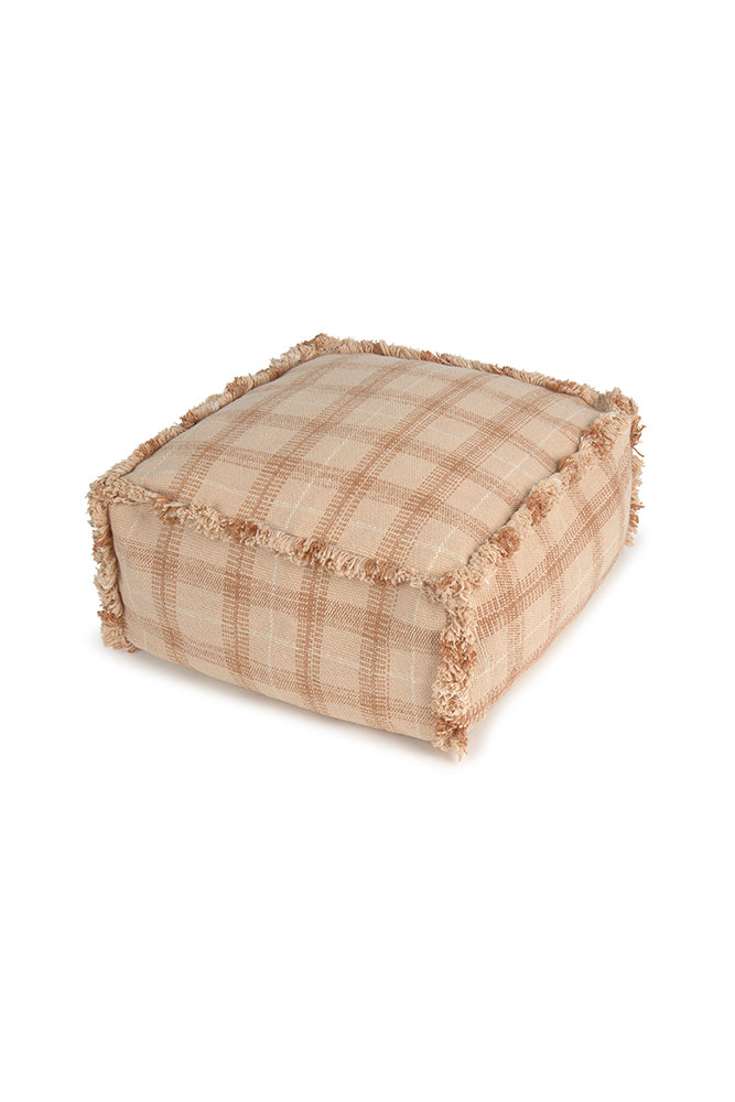 Rose Handloom Pouf - Rugs by Roo