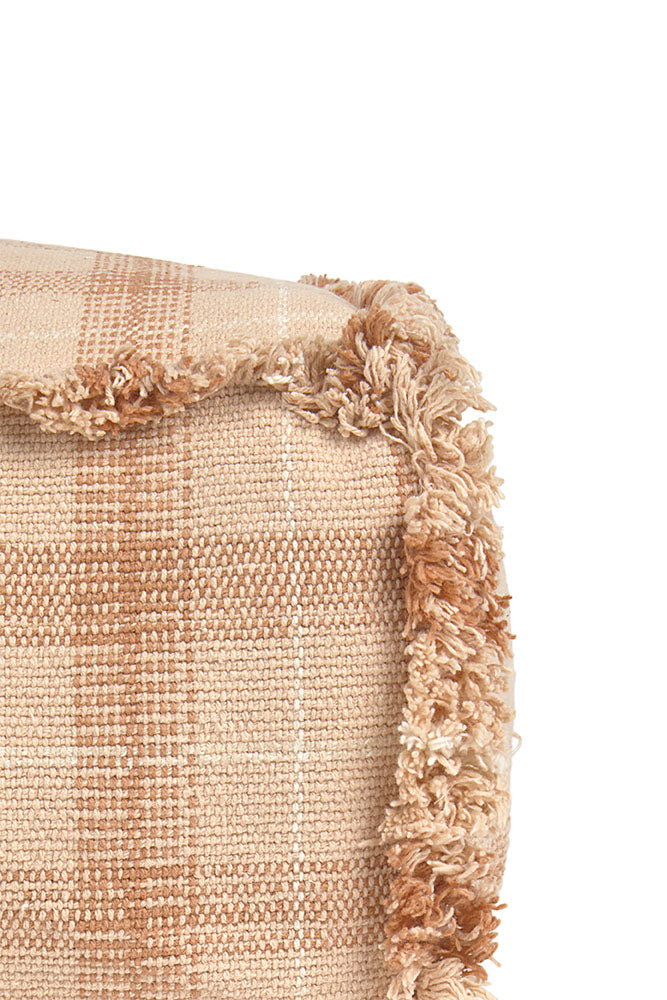 Rose Handloom Pouf - Rugs by Roo