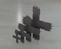 Rough Wood Style X Brackets - Various Sizes - Madison Iron and Wood