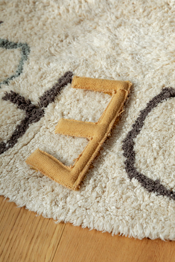 Round ABC Color and Letters Area Rug - Rugs by Roo
