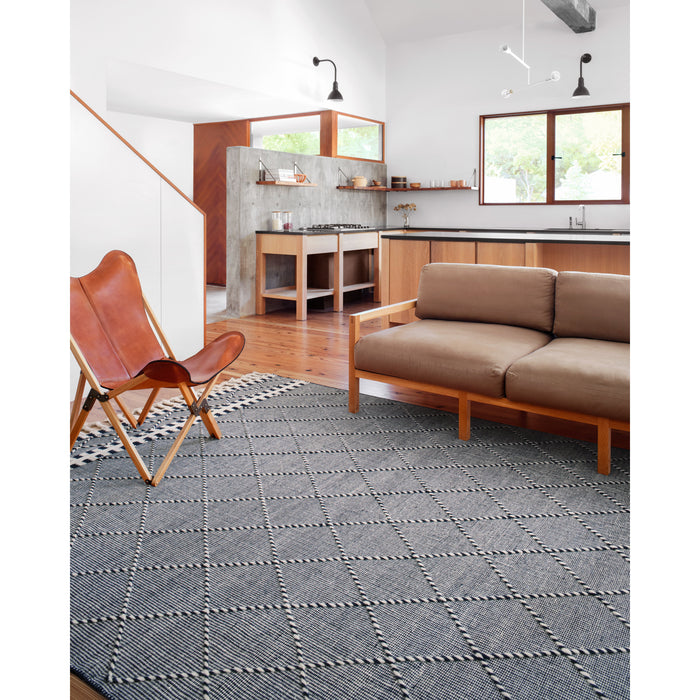 Rugs by Roo Loloi Sawyer Navy Area Rug in size 2' 3" x 3' 9"