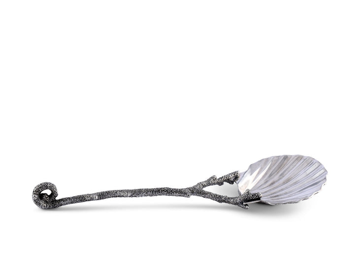 Scallop Shell Coral Serving Spoon