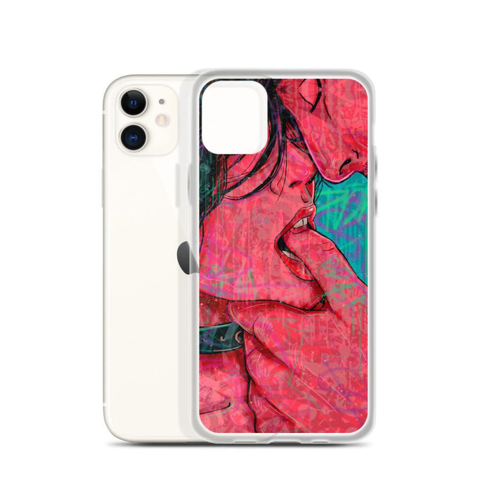 Seductive Lips Erotica iPhone Case - REBHORN DESIGN