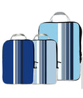 Set of 3 Packing Cubes - Blue Stripe Distressed/seasonal accessories Keep It Striped