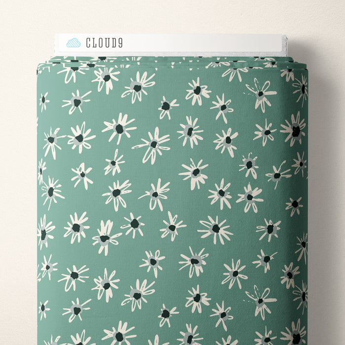 Shata - Turquoise - Kindred Comforts - Tanya Celia - Cloud 9 Fabrics - Poplin - Simplifi Fabric
