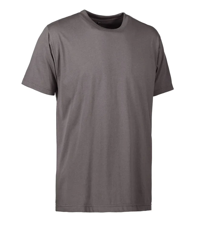 Slitstark mörkgrå t-shirt för herr