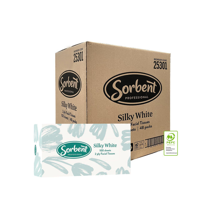 Sorbent Facial Tissues 2ply