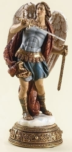 St. Michael statue, 10.25" tall