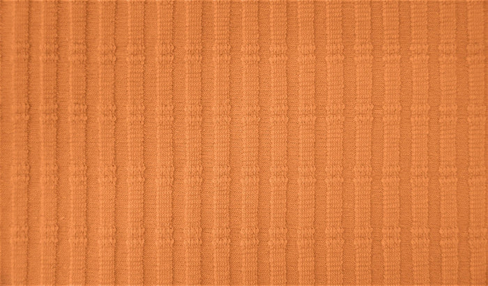 Striped Jacquard Cotton Jersey - European Import - Oeko - Tex® - Camel - Simplifi Fabric