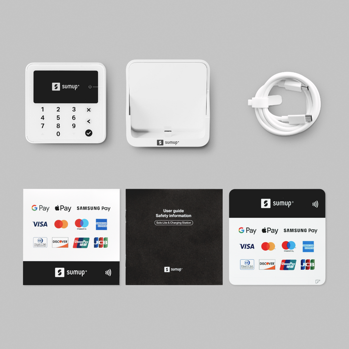 SumUp Solo Lite Card Reader Bundle - White | 226-BUN-SUL-003 from SumUp - DID Electrical