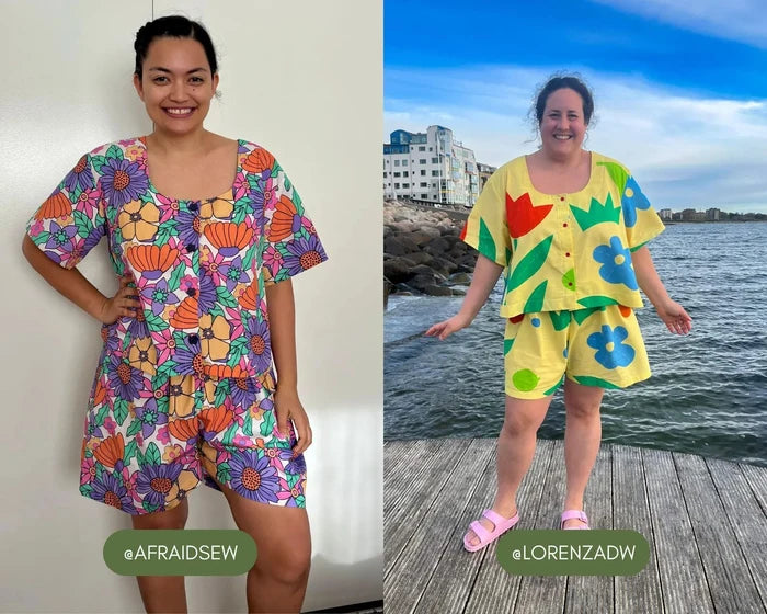 Suva Set PDF Sewing Pattern - Sew Like Shop - Simplifi Fabric