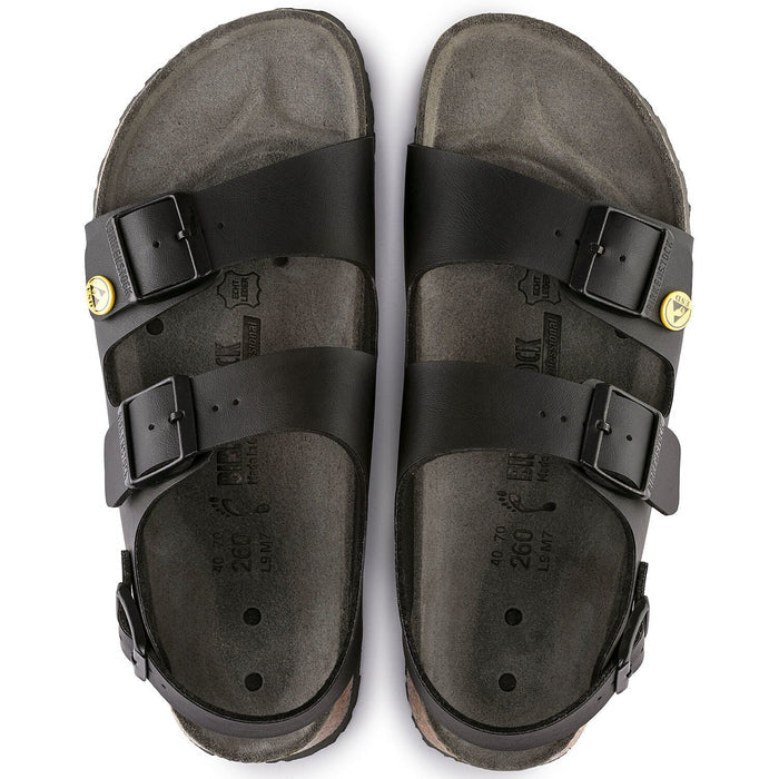 Svart Milano fra Birkenstock, ESD-godkända sulor