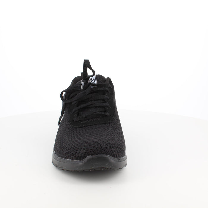 Svarta Skechers Work i andningsbart material för kvinnor
